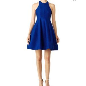 Halston Heritage Blue Fit and Flare dress size 12